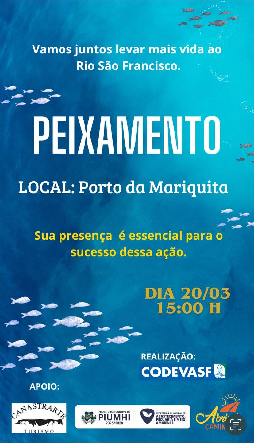 PEIXAMENTO NO VELHO CHICO! 