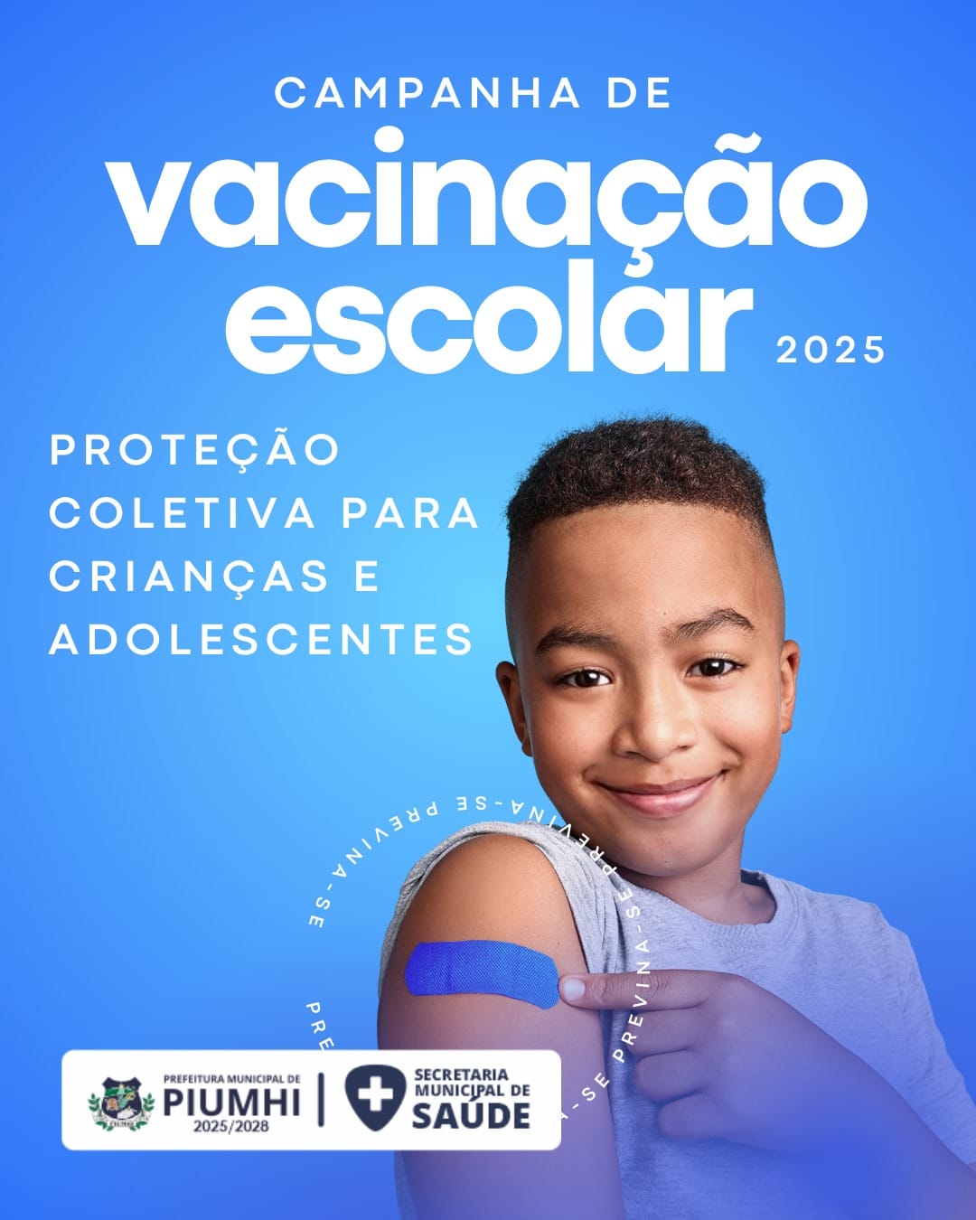 CAMPANHA DE VACINAÇÃO ESCOLAR 2025: PROTEÇÃO COLETIVA PARA CRIANÇAS E ADOLESCENTES