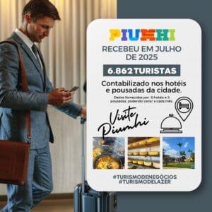 PIUMHI RECEBE MAIS DE 6 MIL TURISTAS EM JULHO E REFORÇA VOCAÇÃO PARA O TURISMO PIUMHI RECEBE MAIS DE 6 MIL TURISTAS EM JULHO E REFORÇA VOCAÇÃO PARA O TURISMO